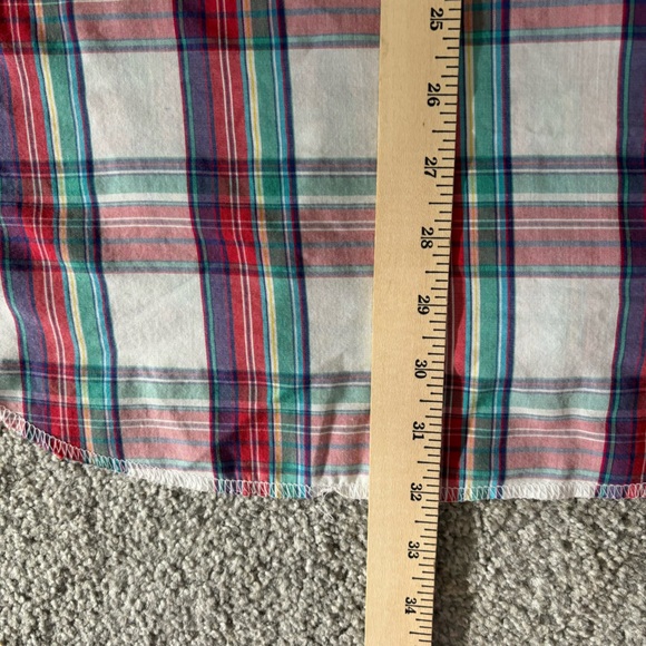 Vintage wrangler shirt mens medium red blue pearl snap  western rodeo cowboy 90s - Picture 14 of 14